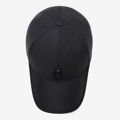 Berretto da Baseball in Cotone Regolabile Unisex Cappello Sportivo Vintage con Etichetta in Pelle Rivetti Metallici