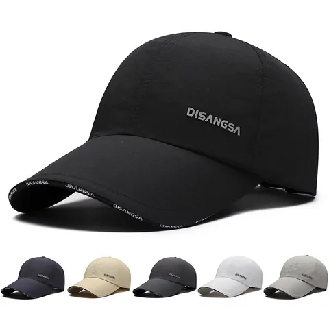 Berretto da Baseball Impermeabile Asciugatura Rapida Unisex Leggero Cappello da Sole Sportivo All'aperto Regolabile in Nylon