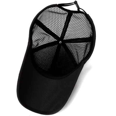 Unisex Breathable Mesh Baseball Cap Sun Protection Lightweight Quick Dry Adjustable Outdoor Sport Trucker Hat For Summer