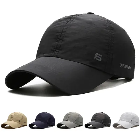 Sneldrogend Lichtgewicht Baseballpet Buitensport Zonnehoed Verstelbaar Unisex Mode Effen Kleur Snapback Pet