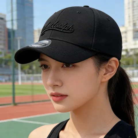 Unisex Baseballkappe Mit Kurzer Krempe Und 3D Alphabet Stickerei Atmungsaktive Polyester Sonnenhut Verstellbare Sport Dad Hat