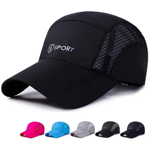 Sneldrogende Mesh Baseballpet Ademende Outdoor Sportmuts Voor Heren Vrouwen Verstelbare Zonbescherming Hardloop Golf Pet