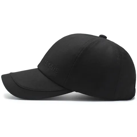 Casquette de Baseball en Coton Broderie Lettres Sports Chapeau Protection Solaire Extérieur Casual Réglable Trucker Cap Homme Femme