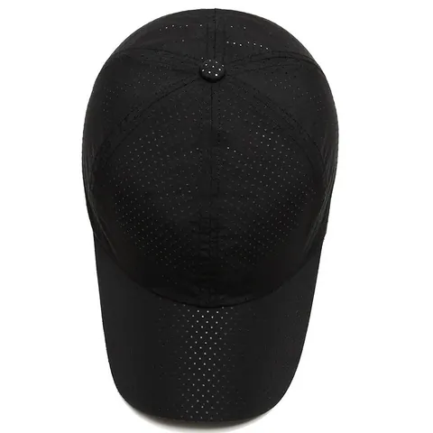 Berretto da Baseball ad Asciugatura Rapida Uomo Donna Traspirante Protezione Solare Mesh Perforato Sport Golf Snapback Regolabile Cappello