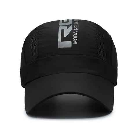 Gorra de Béisbol de Malla de Secado Rápido Sombrero de Sol Transpirable Hombres Mujeres Deportes al Aire Libre Correr Pesca Gorra Deportiva Ajustable