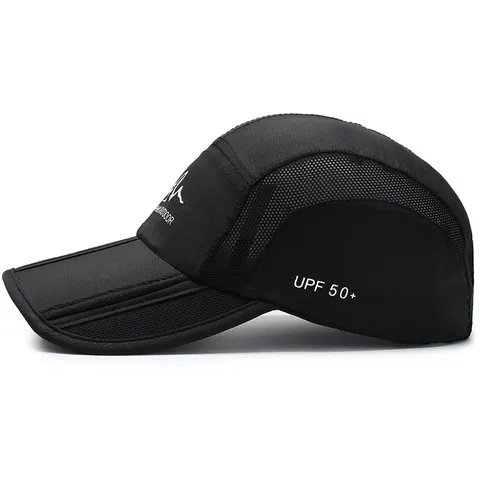 Outdoor Sun Protection Baseball Cap UPF 50+ Folding Quick Dry Breathable Mesh Sport Hat For Hiking Fishing Running Women Men