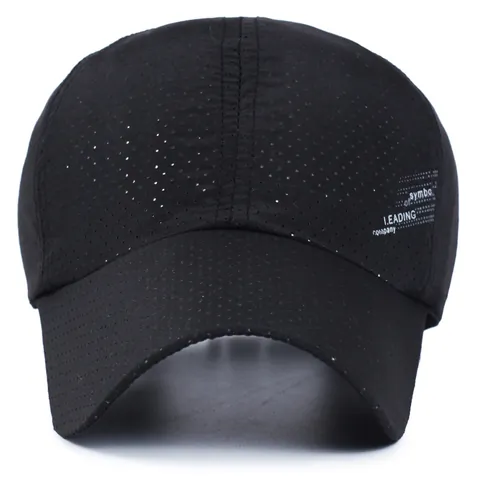 Berretto da Baseball in Mesh Traspirante ad Asciugatura Rapida Uomo Donna Cappello da Sole Sportivo All'aperto Regolabile