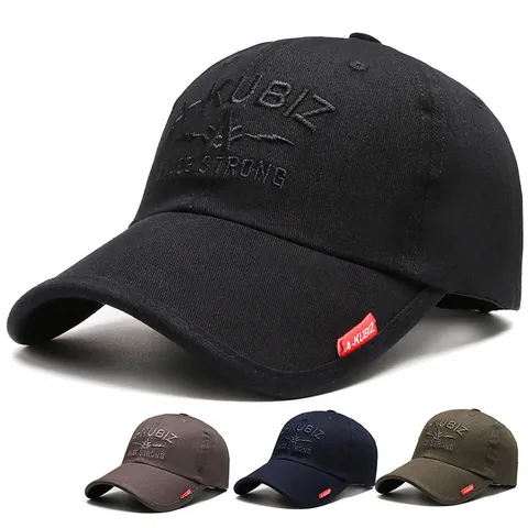 Gorra de Béisbol Unisex de Mezcla de Algodón Con Bordado de Letras Ajustable Protección Solar Al Aire Libre Sombrero Deportivo Para Hombre Mujer