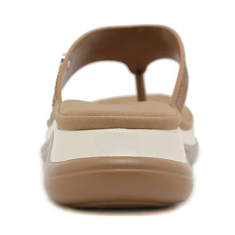 Women Wedge Flip Flops Rhinestone Platform Thong Sandals Summer Beach Vacation Comfortable PU Leather Slides Fashion Shoes