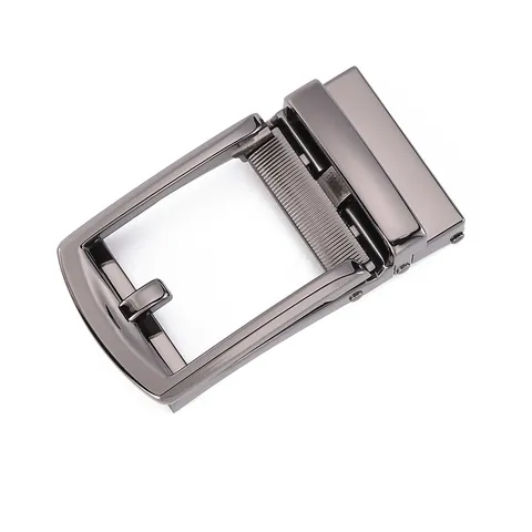 Men's Automatic Ratchet Belt Buckle Replacement For 3.5cm Strap Alloy Metal Business Casual Belt Head Without Belt Strip