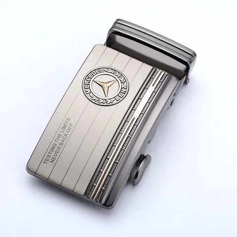 Men's Business Automatic Belt Buckle Alloy Ratchet Buckle Head Replacement For Waist Belt Casual Fashion Accessory