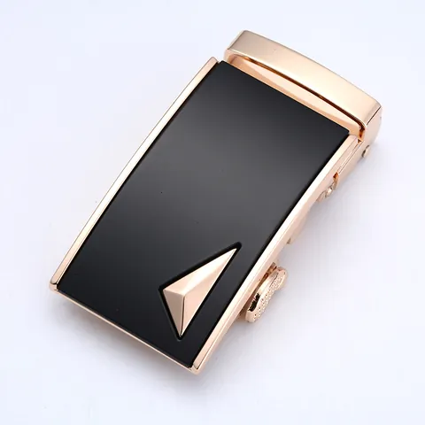 Men's Automatic Belt Buckle Alloy Replacement Head For Business Casual Leather Belts Brushed Metal Buckle Accessories