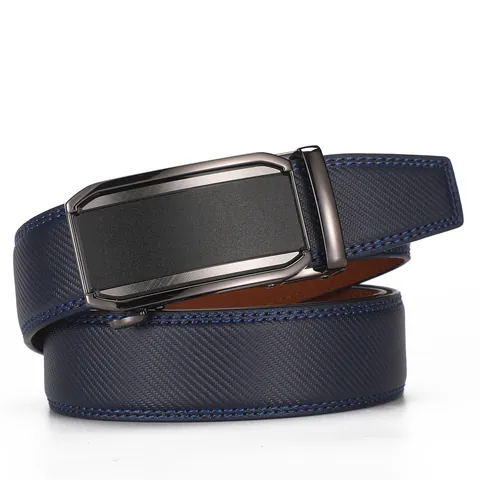 Herren Business Mode Spaltleder Gürtel Mit Automatischer Legierung Schnalle Lässig Vielseitig Hüftgurt Professionelle Herren Accessoires