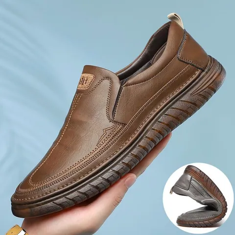 Ανδρικά Casual Παπούτσια Microfiber Δερμάτινα Slip-on Αναπνεύσιμα Αντιολισθητικά Μαλακή Σόλα Loafers Παπούτσια Οδήγησης