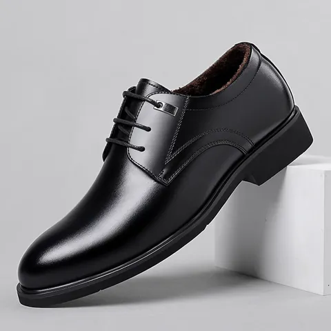 Herren Business Formelle Spaltleder Schuhe Britischer Stil Atmungsaktive Derby Schuhe Für Hochzeit Party Büro Herren Halbschuhe