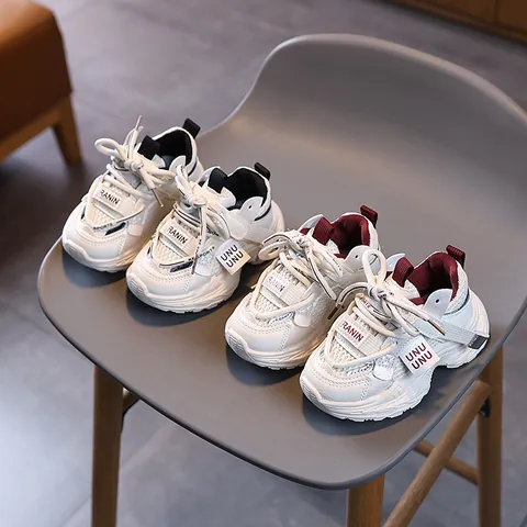 Kinder Atmungsaktive Netz Sneaker Jungen Mädchen Lässige Leichte Rutschfeste Sportschuhe Frühling Herbst Mode Kleinkind Schuhe