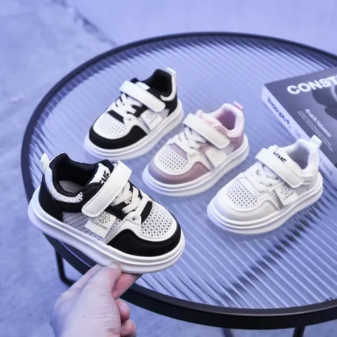 Sneakers in Mesh Traspirante per Bambini Scarpe Casual Bambini Scarpe Bianche per Bimbi Ragazzi Ragazze Leggere Scarpe Sportive Antiscivolo