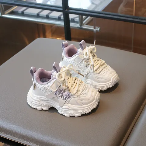 Scarpe Dad per Bambini Moda Traspiranti Ragazzi Ragazze Comode Sneakers da Corsa Leggere Casual Suola Spessa Scarpe Bambini