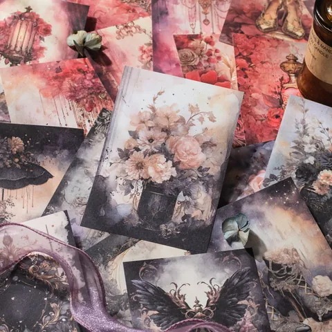 Serie Alice Illusion Papel de Material Decorativo de Fantasía Vintage Para Scrapbooking DIY Diario Creativo Artesanía de Arte