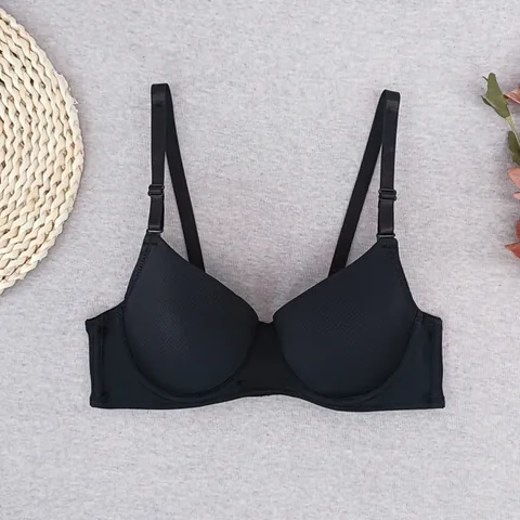 Damen Sexy Push Up Bügel BH Polyamid Elasthan Nahtlos 3/4 Cup Verstellbare Abnehmbare Riemen Atmungsaktives Netz BH Unterwäsche