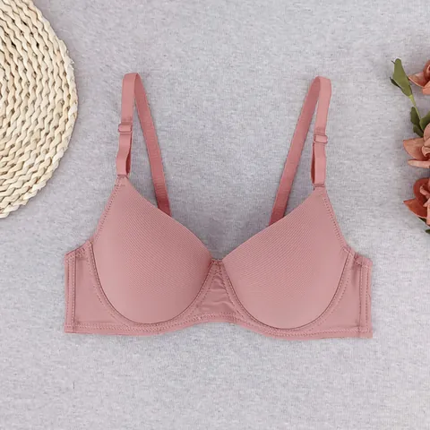 Damen Sexy Push Up Bügel BH Polyamid Elasthan Nahtlos 3/4 Cup Verstellbare Abnehmbare Riemen Atmungsaktives Netz BH Unterwäsche