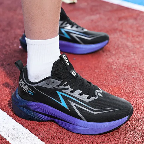 Unisex Professional Running Shoes Breathable Mesh Upper Lightweight Cushioning Non-Slip Athletic Sneakers For Daily Walking Training