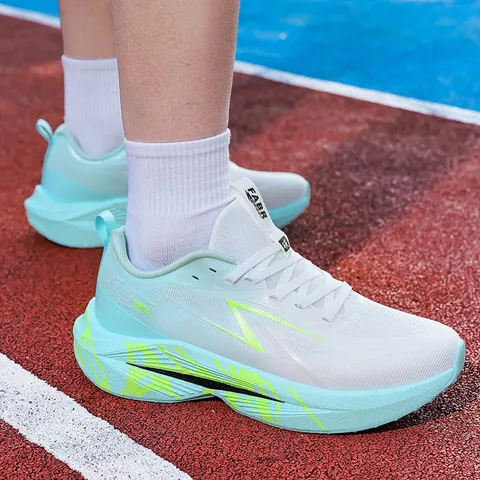 Unisex Professional Running Shoes Breathable Mesh Upper Lightweight Cushioning Non-Slip Athletic Sneakers For Daily Walking Training