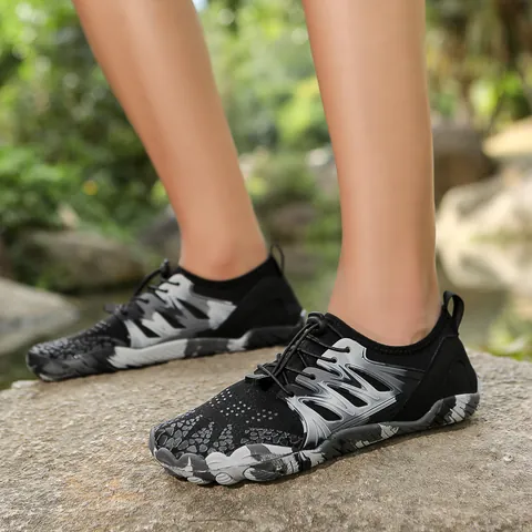 Zapatos de Agua Unisex Secado Rápido Licra Caucho Antideslizante Transpirable Calcetines Aqua para Exterior Playa Natación Pesca Gimnasio