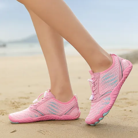 Men Women Quick Dry Water Shoes Barefoot Trekking Wading Shoes For Beach Swimming Fitness Yoga Non-Slip Drainage Sole Breathable Mesh Shoes