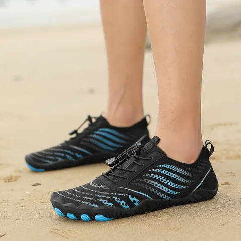 Men Women Quick Dry Water Shoes Barefoot Trekking Wading Shoes For Beach Swimming Fitness Yoga Non-Slip Drainage Sole Breathable Mesh Shoes
