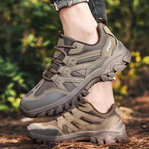 Ademende Mesh Outdoor Wandelschoenen Voor Heren Vrouwen Antislip Slijtvast Lichtgewicht Casual Trekking Sport Sneakers