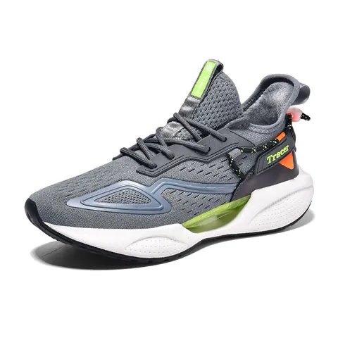 Tracer Running Shoes For Men Women Breathable Flyknit Mesh Casual Sneakers Lightweight Outdoor Training Athletic Footwear Comfortable Non-slip Jogging Walking Shoes