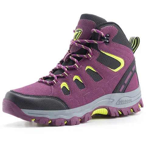 Breathable Water-Repellent Hiking Shoes For Men Women Lightweight Non-Slip Outdoor Trekking Sneakers Fashion Athletic Mountaineering Walking Boots