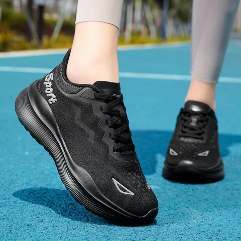 Ademende Mesh Hardloopschoenen Voor Heren Dames Koppel Lichtgewicht Schokabsorberend Brede Neus Casual Sportieve Sneakers Jogging Wandelen