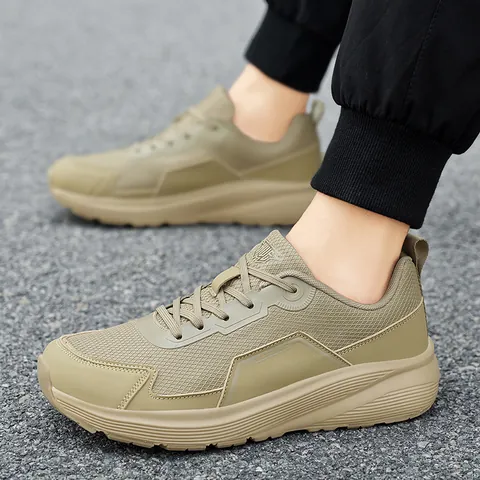 Men Women Running Shoes Breathable Mesh Wide Toe Box Lightweight Cushioning Color Block Casual Sports Sneakers Outdoor Walking Shoes