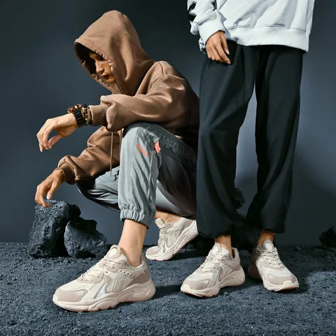 Men Women Retro Chunky Sneakers Suede Microfiber Patchwork Platform Daddy Shoes Breathable Casual Outdoor Sports Walking Shoes