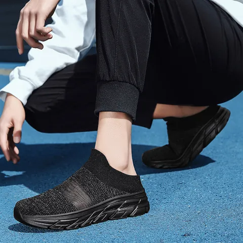 Breathable Mesh Mule Sneakers For Men Women Casual Slip On Athletic Clog Lightweight Summer Outdoor Sport Walking Shoes