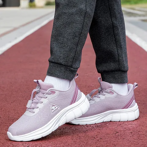 Elderly Walking Shoes Lightweight Breathable Mesh Casual Sports Sneakers Soft Sole Non-Slip Outdoor Travel Running Shoes For Men Women