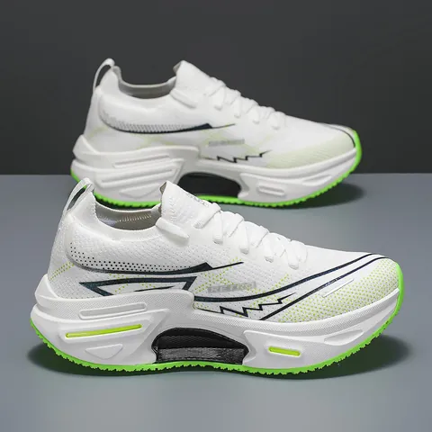 Unisex Professional Running Shoes Breathable Mesh Lightweight Retro Sports Sneakers Racing Athletic Training Walking Shoes