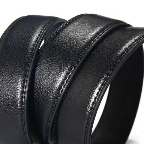 Cintura da Business Professionale da Uomo Con Cinturino in Crosta di Cuoio e Fibbia Automatica in Lega Cintura Regolabile Alla Moda per il Lavoro