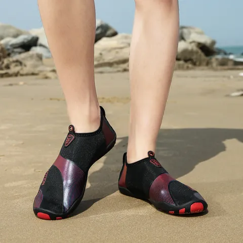Unisex Quick-Dry Water Shoes Breathable Anti-Slip Barefoot Diving Swimming Beach Shoes Outdoor Surfing Aqua Shoes For Men Women