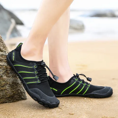 Men Women Quick Dry Water Shoes Breathable Mesh Non-Slip Rubber Sole Wading Shoes For Outdoor Hiking Swimming Diving Beach