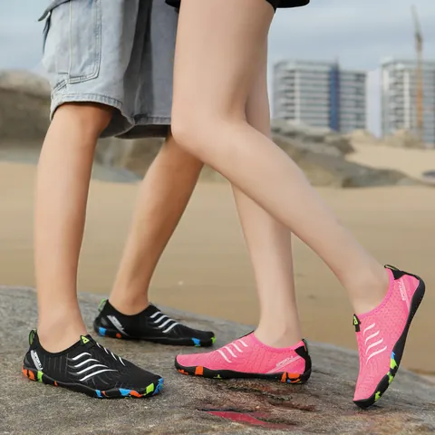 Unisex Quick-Dry Wading Shoes Anti-Slip Outdoor Water Sports Sneakers Breathable Beach Shoes For Swimming Hiking Yoga