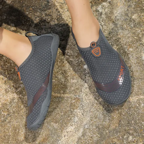Unisex Quick-Dry Water Shoes Breathable Mesh Non-Slip Beach Wading Shoes For Swimming Snorkeling Surfing Outdoor Sports Barefoot Shoes