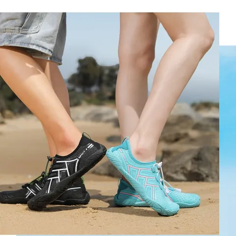 Quick Dry Water Shoes For Men Women Mesh Breathable Outdoor Wading Beach Swimming Hiking Sport Sneakers Non-Slip Rubber Sole