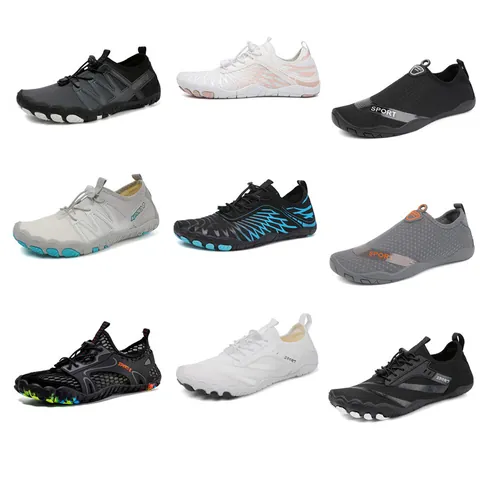 Unisex Quick Dry Water Shoes Breathable Mesh Wading Sneakers Non-Slip Rubber Sole For Outdoor Swimming Beach Hiking Hiking