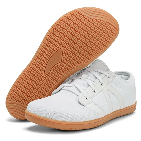 Minimalist Barefoot Shoes For Men Women Wide Toe Box Breathable Flyknit Mesh Outdoor Leisure Hiking Fitness Training Sneakers
