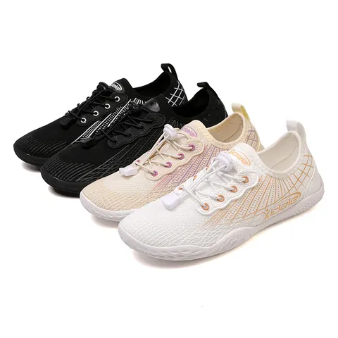 Unisex Breathable Mesh Water Shoes Quick Dry Barefoot Sports Shoes Non Slip Wading Shoes For Beach Hiking Fitness Gym Running Sneakers