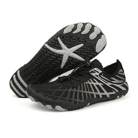 Unisex Quick-Dry Water Shoes Non-Slip Barefoot Sneakers For Beach Swimming Upstreaming Fitness Outdoor Sports Mesh Breathable Shoes