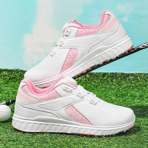 Professionele Heren Golfschoenen Waterdicht Antislip Draaiknop Gesp Microvezel Slijtvast Outdoor Sport Athletic Sneakers